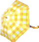 레몬 깅엄 우산